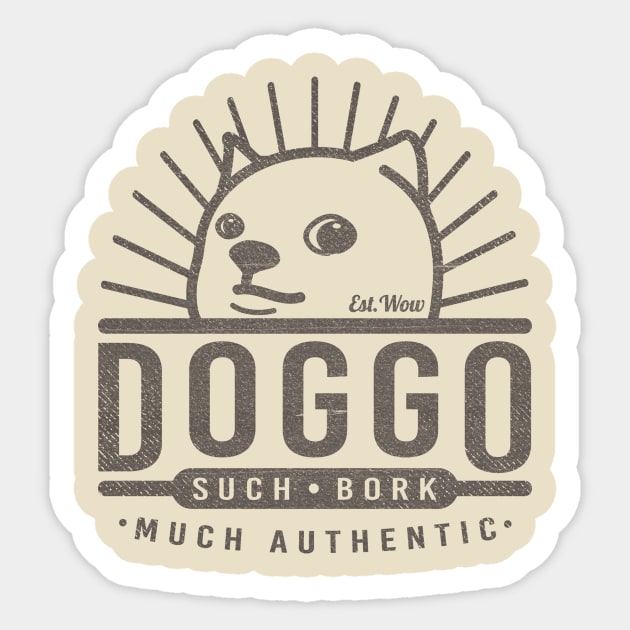 Much Logo Wow Sticker by BeanePod